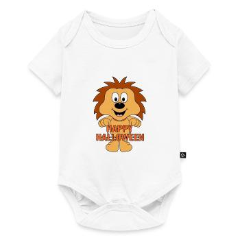 HAPPY HALLOWEEN - IGEL - TIER - KIND - BABY - Baby Premium Kurzarmbody - Weiß - Vorne