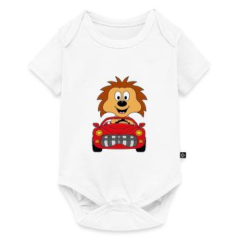IGEL - AUTO - TIER - TIERISCH - KIND - BABY - Baby Premium Kurzarmbody - Weiß - Vorne