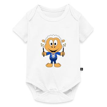 SCHAF - ZAUBERER - ZAUBERN - MAGIE - BABY - Baby Premium Kurzarmbody - Weiß - Vorne