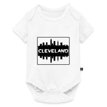 Cleveland Ohio Usa Skyline Silhouette Travel Souve - Baby Premium short-sleeve bodysuit - white - Front