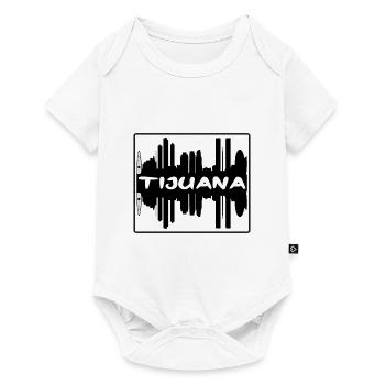 Tijuana Mexico Skyline Silhouette Travel Souvenir - Baby Premium short-sleeve bodysuit - white - Front
