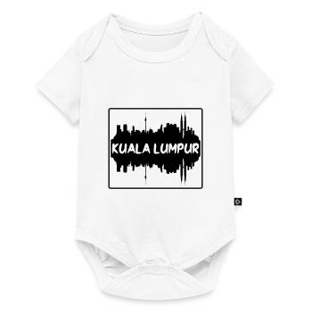 Kuala Lumpur Malaysia Skyline Silhouette Reisen So - Baby Premium Kurzarmbody - Weiß - Vorne