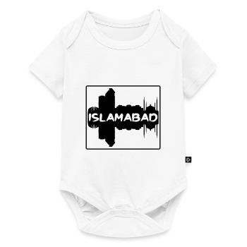 Islamabad Pakistan Skyline Silhouette Travel Souve - Baby Premium short-sleeve bodysuit - white - Front