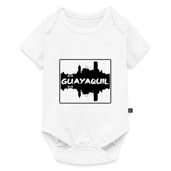 Guayaquil Equador Skyline Silhouette Travel Souven - Body à manches courtes Premium Bébé - blanc - Devant