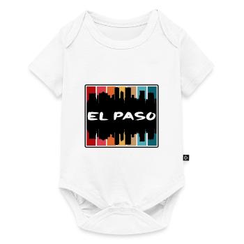 El Paso Texas Usa Skyline Silhouette Travel Souven - Baby Premium short-sleeve bodysuit - white - Front