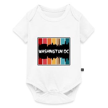 Washington Dc Washington Usa Skyline Silhouette Tr - Baby Premium short-sleeve bodysuit - white - Front