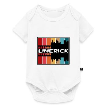 Limerick Ireland Skyline Silhouette Travel Souveni - Baby Premium short-sleeve bodysuit - white - Front