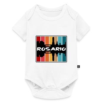 Rosario Argentina Skyline Silhouette Travel Souven - Baby Premium short-sleeve bodysuit - white - Front