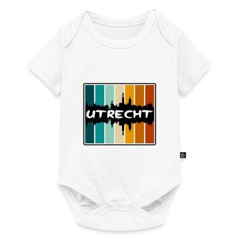 Utrecht Netherlands Skyline Silhouette Travel Souv - Baby Premium short-sleeve bodysuit - white - Front