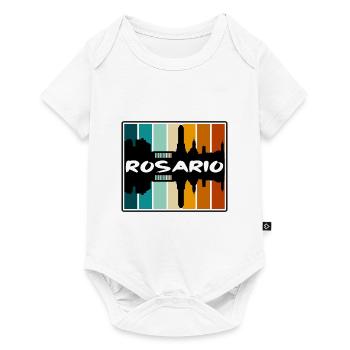 Rosario Argentina Skyline Silhouette Travel Souven - Baby Premium short-sleeve bodysuit - white - Front