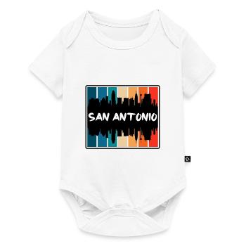 San Antonio Texas Usa Skyline Silhouette Travel So - Baby Premium short-sleeve bodysuit - white - Front