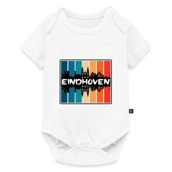 Eindhoven Netherlands Skyline Silhouette Travel So - Baby Premium short-sleeve bodysuit - white - Front