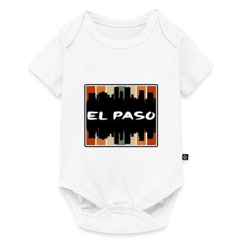 El Paso Texas Usa Skyline Silhouette Travel Souven - Baby Premium short-sleeve bodysuit - white - Front