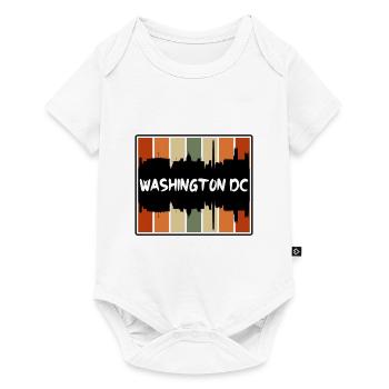 Washington Dc Washington Usa Skyline Silhouette Tr - Baby Premium short-sleeve bodysuit - white - Front