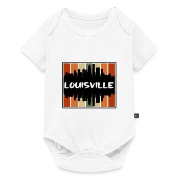 Louisville Kentucky Usa Skyline Silhouette Travel - Baby Premium short-sleeve bodysuit - white - Front
