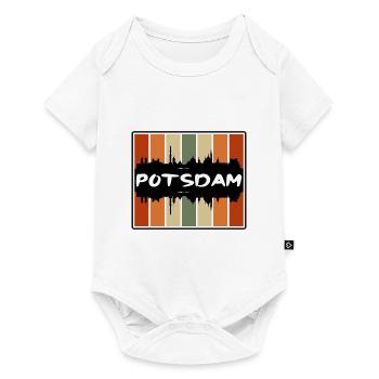 Potsdam Allemagne Skyline Silhouette Souvenir de voyage - Body à manches courtes Premium Bébé - blanc - Devant