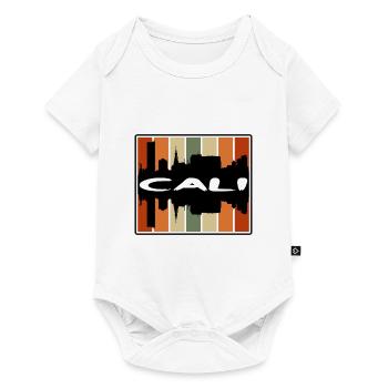 Cali Kolumbien Skyline Silhouette Reise Souvenir - Baby Premium Kurzarmbody - Weiß - Vorne