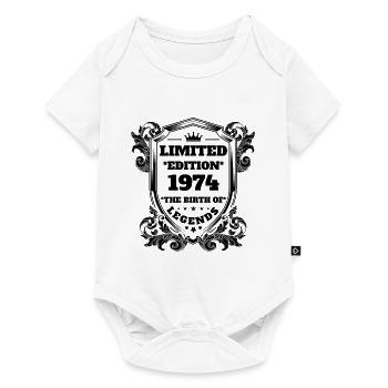 1974 Birthday vintage Vintage Retro - Baby Premium short-sleeve bodysuit - white - Front