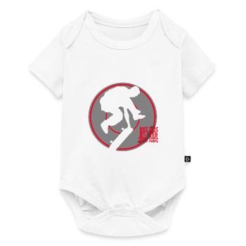 Just ride skateboard - Body à manches courtes Premium Bébé - blanc - Devant