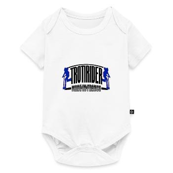 Trotirider made in France - Body à manches courtes Premium Bébé - blanc - Devant