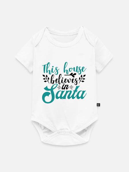 Dieses Haus - Baby Premium Kurzarmbody - Weiß