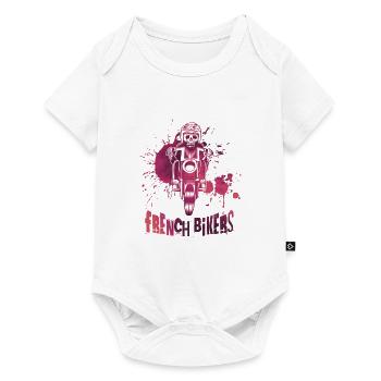 Bikers made in France - Baby Premium short-sleeve bodysuit - white - Front
