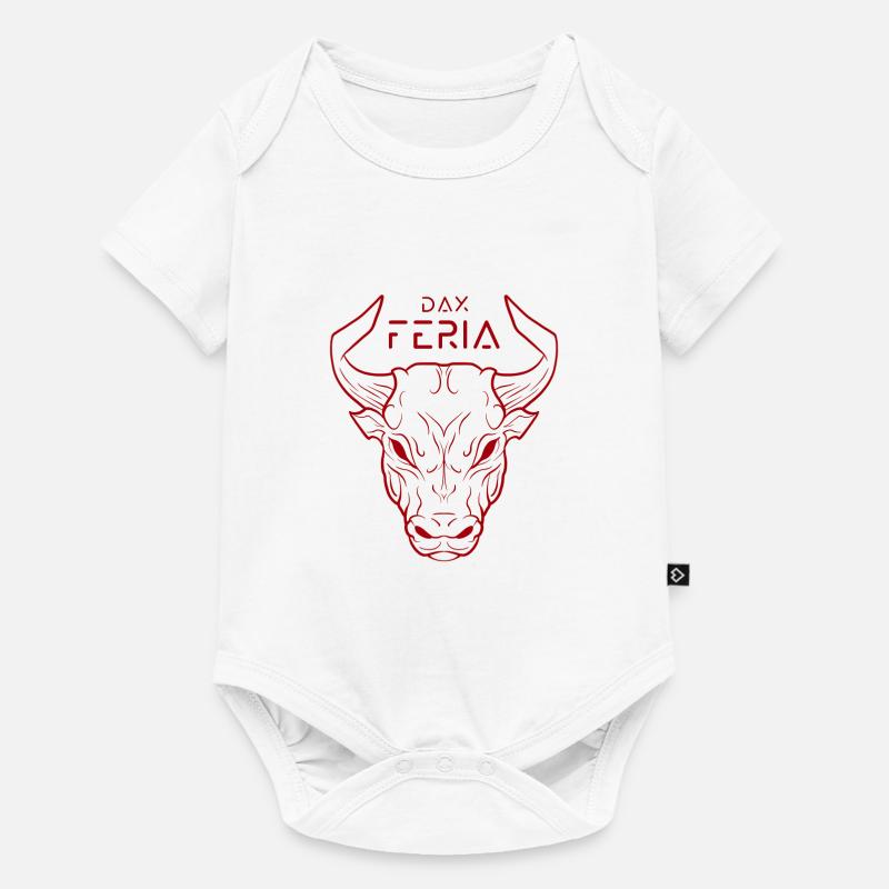 DAX Feria - Body à manches courtes Premium Bébé - blanc