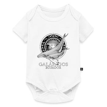 Baleines à bosse Galápagos Équateur - Body à manches courtes Premium Bébé - blanc - Devant