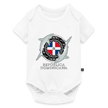 Caribbean reef shark Dominican Republic - Baby Premium short-sleeve bodysuit - white - Front