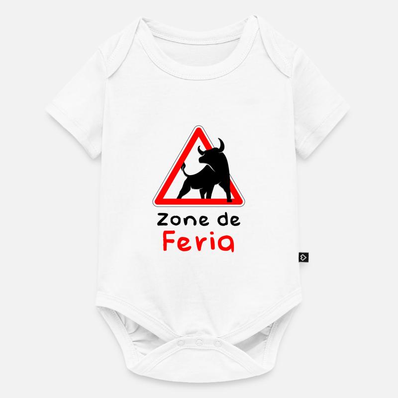 Zone de Feria - Body à manches courtes Premium Bébé - blanc