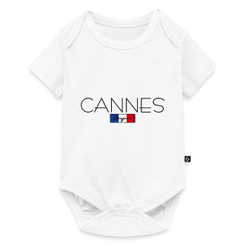 CANNES FRANCE HOLIDAY SUMMER PARTY (b) - Baby Premium short-sleeve bodysuit - white - Front