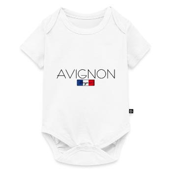 AVIGNON FRANCE HOLIDAY SUMMER PARTY (b) - Body à manches courtes Premium Bébé - blanc - Devant