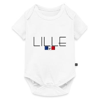 LILLE FRANCE HOLIDAY SUMMER PARTY (b) - Baby Premium short-sleeve bodysuit - white - Front