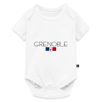GRENOBLE FRANCE HOLIDAY SUMMER PARTY (b) - Baby Premium short-sleeve bodysuit - white - Front