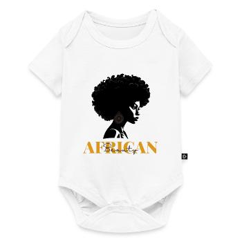 African Beauty - Baby Premium short-sleeve bodysuit - white - Front