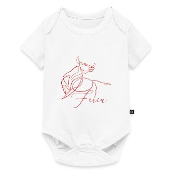 Feria line art - Body à manches courtes Premium Bébé - blanc - Devant