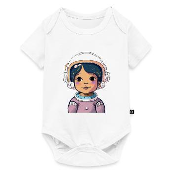 Astronaute mignon #2 - Body à manches courtes Premium Bébé - blanc - Devant