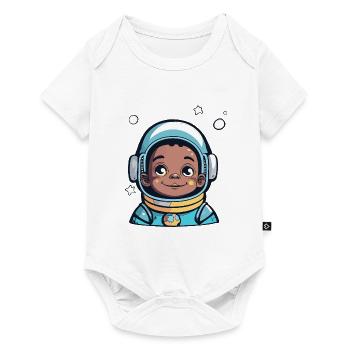 Astronaute mignon #3 - Body à manches courtes Premium Bébé - blanc - Devant