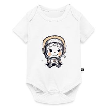 Astronaute mignon #4 - Body à manches courtes Premium Bébé - blanc - Devant