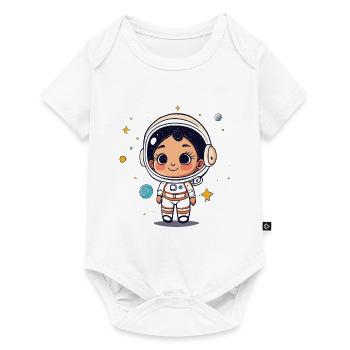 Astronaute mignon #5 - Body à manches courtes Premium Bébé - blanc - Devant