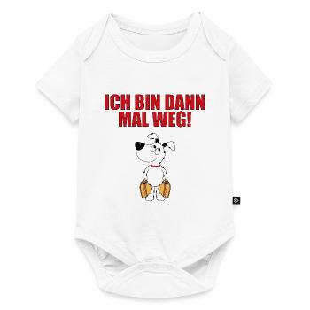 HUND - HUNDE - TIER - TIERE - Baby Premium Kurzarmbody - Weiß - Vorne