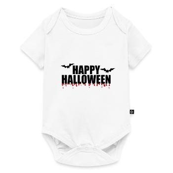 HAPPY HALLOWEEN - Baby Premium Kurzarmbody - Weiß - Vorne