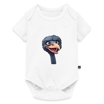Illustration de l’aquarelle Kawaii Cartoon Kawaii - Body à manches courtes Premium Bébé - blanc - Devant