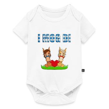 PFERDE - PFERD - PONY - PONYS - I MOG DI - LIEBE - Baby Premium Kurzarmbody - Weiß - Vorne