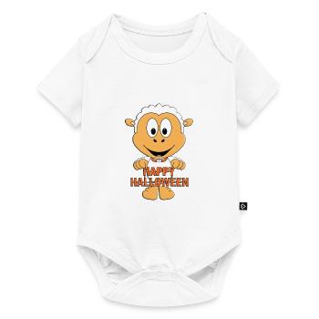 HAPPY HALLOWEEN - SCHAF - TIER - KIND - BABY - Baby Premium Kurzarmbody - Weiß - Vorne