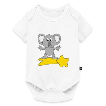 KOALA - STERNSCHNUPPE - TIER - TIERISCH - Baby Premium Kurzarmbody - Weiß - Vorne