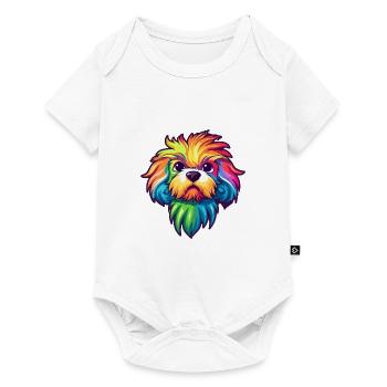 Briquet Griffon Vendéen Chien Race Cartoon Kawaii I - Body à manches courtes Premium Bébé - blanc - Devant