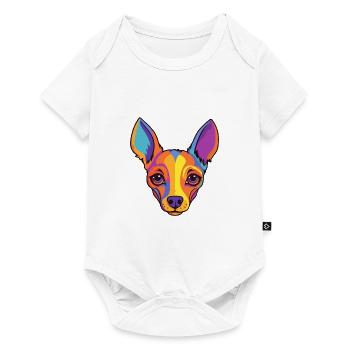 Jouet Fox Terrier Chien Race Cartoon Kawaii Illustrat - Body à manches courtes Premium Bébé - blanc - Devant