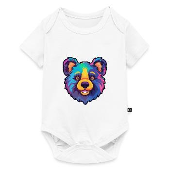Tahltan Bear Dog Breed Cartoon Kawaii Illustration - Baby Premium short-sleeve bodysuit - white - Front