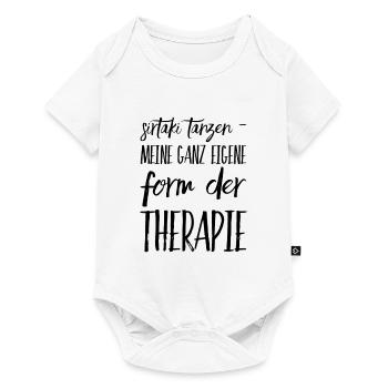 Lustiger Griechischer Spruch Griechenland Geschenk - Baby Premium Kurzarmbody - Weiß - Vorne